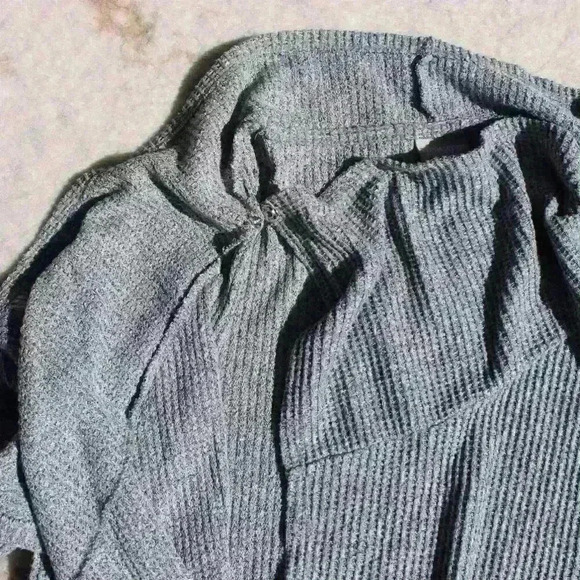 CHICO'S ZENERGY 2 Piece Set Waffle Knit Tank Top Cardigan Sweater Women Small - Picture 12 of 12